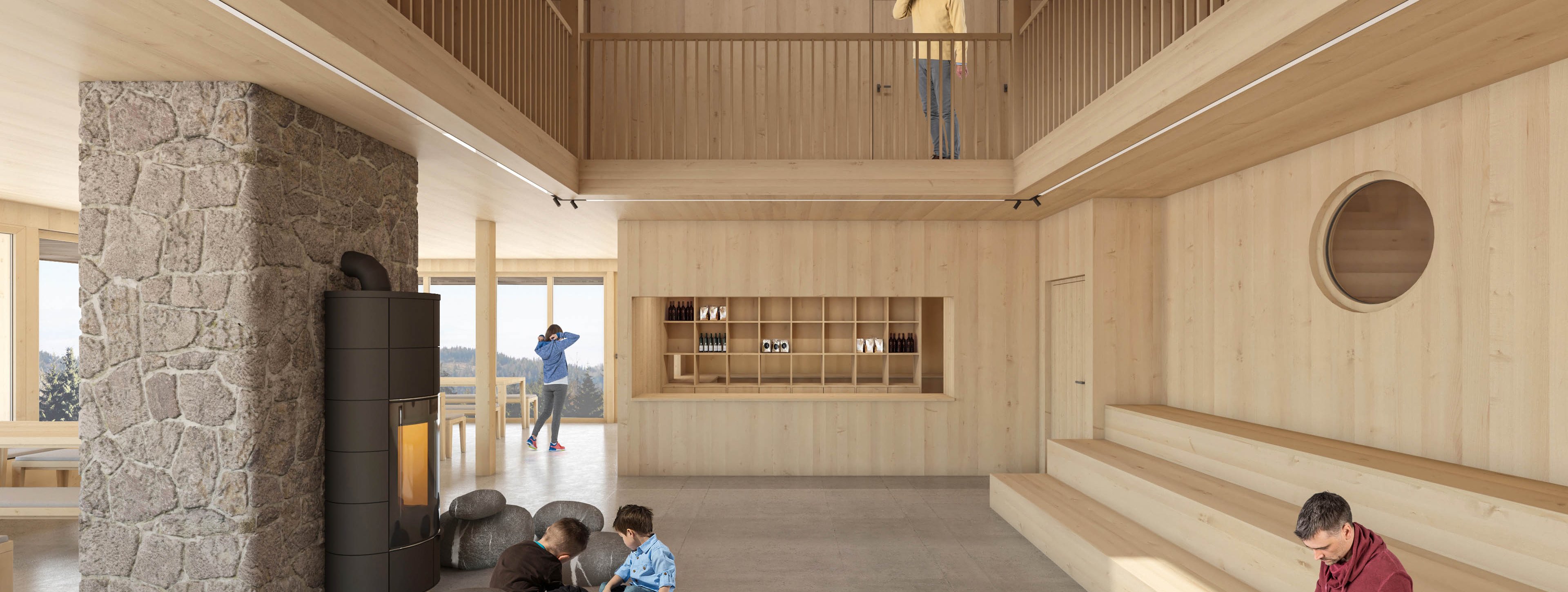 Modelowe schronisko górskie na Lubaniu