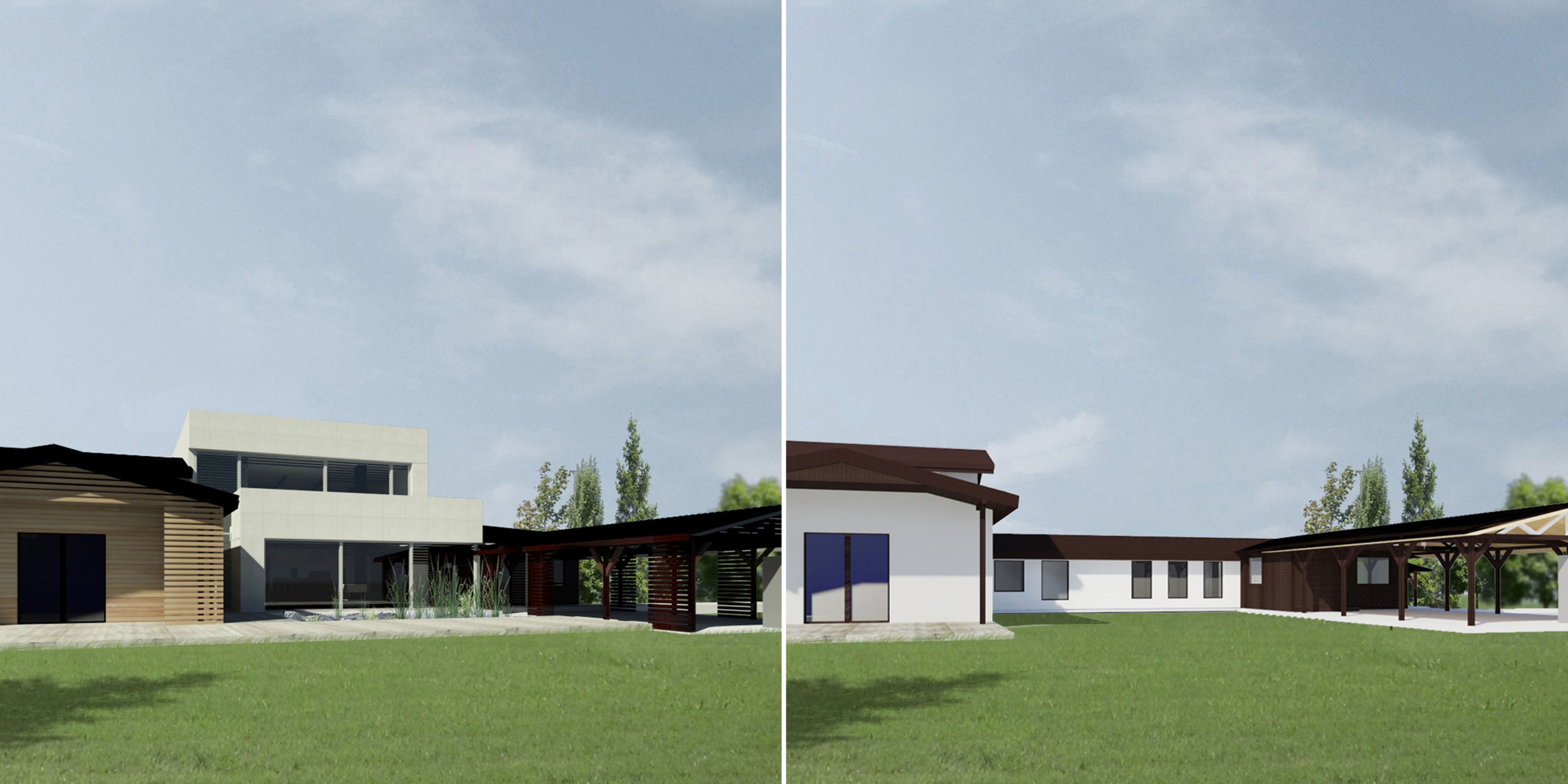 Dom jednorodzinny – przebudowa z rozbudową w Pawłowicach