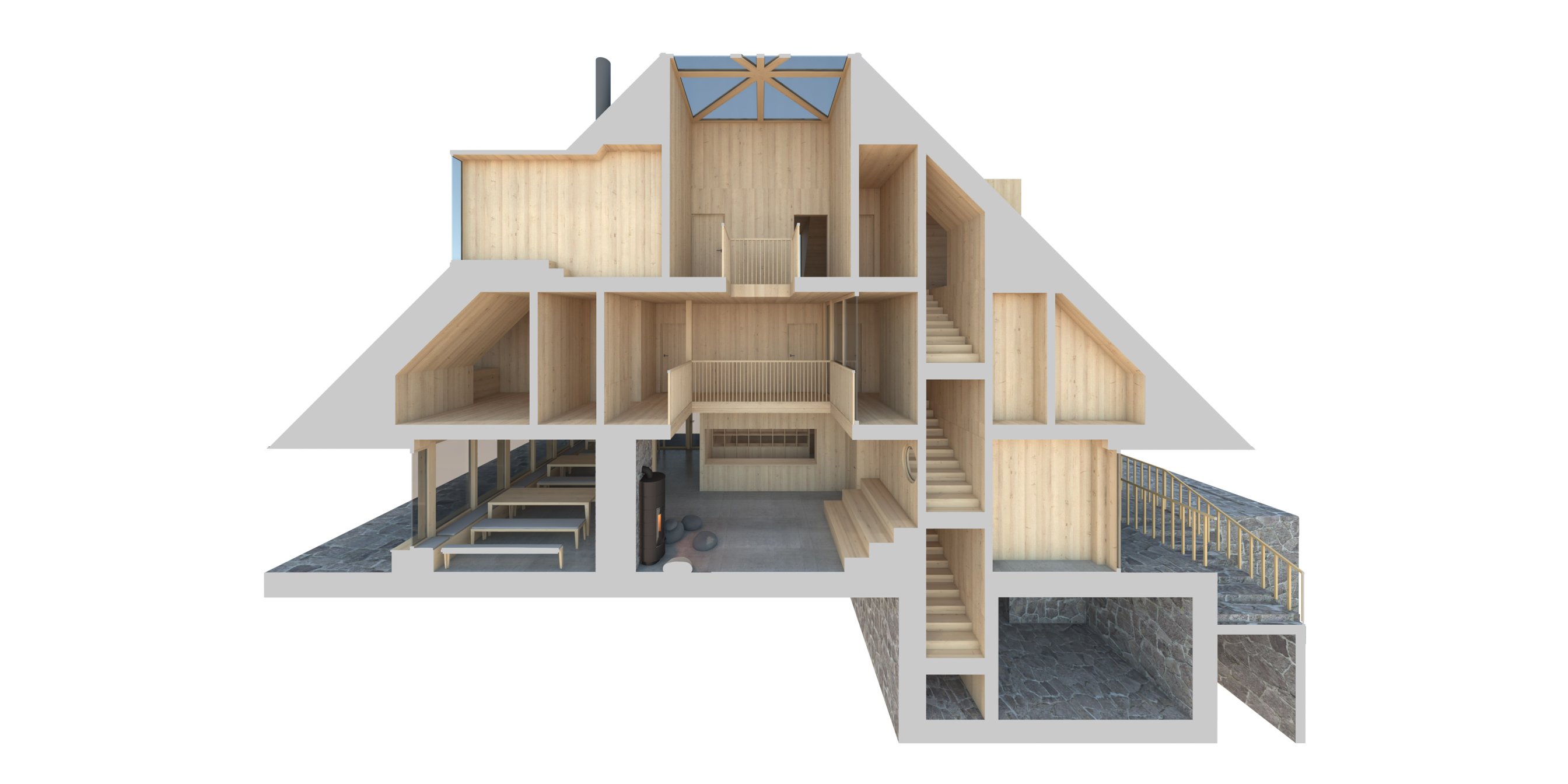 Modelowe schronisko górskie na Lubaniu