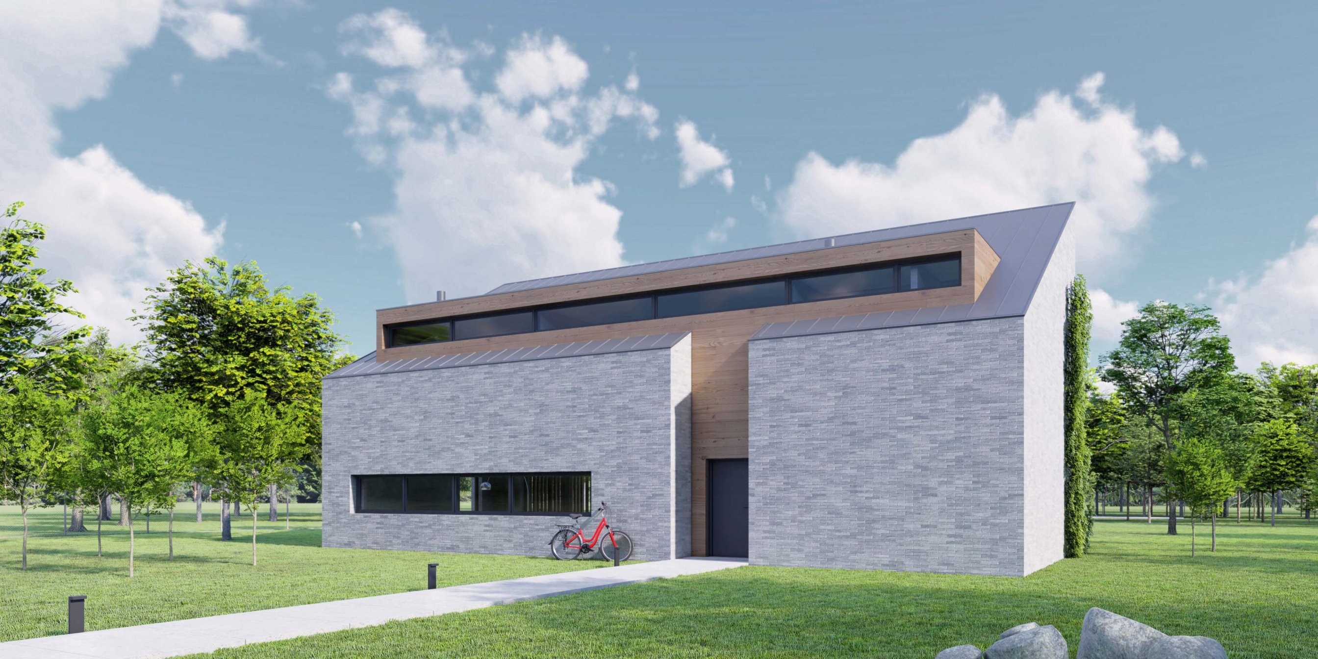 Dom jednorodzinny w Kępie Niemojewskiej