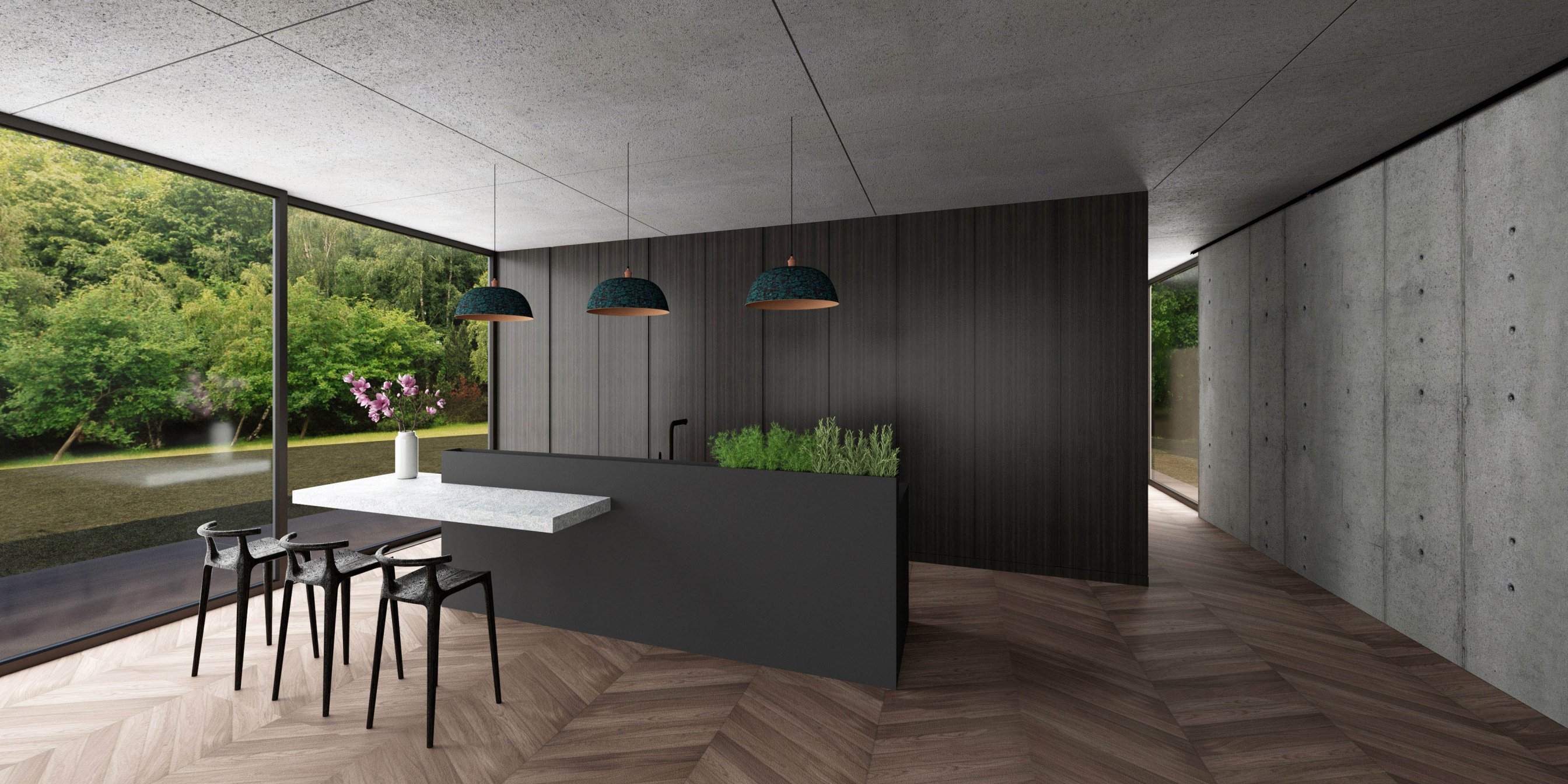 Kuchnia w domu jednorodzinnym