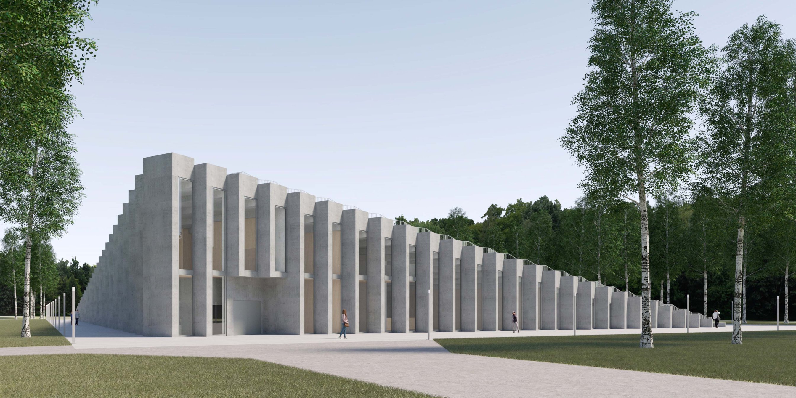 Pawilon ekspozycyjny Muzeum Archeologicznego w Biskupinie